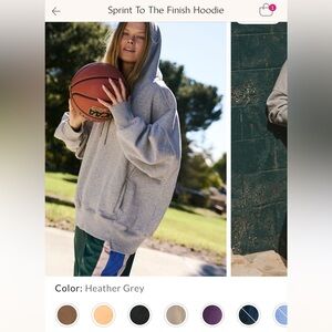 Free People Sprint to the Finish Hoodie